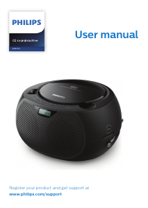 Manual Philips AZB200 Stereo-set