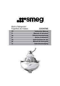 Bedienungsanleitung Smeg C8194TNE Kühl-gefrierkombination
