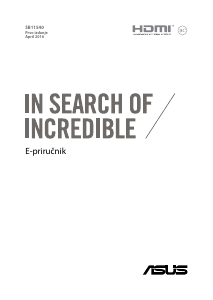Priručnik Asus UX310UA ZenBook Prijenosno računalo