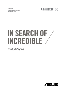 Käyttöohje Asus UX310UA ZenBook Kannettava tietokone