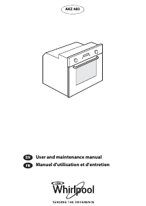 Manual Whirlpool AKZ 483/WH Oven