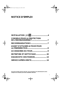 Mode d’emploi Whirlpool AKZ 229/WH Four