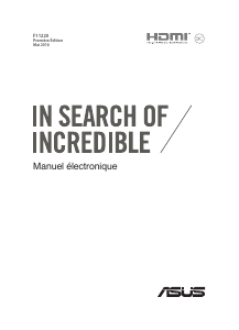 Mode d’emploi Asus UX360 ZenBook Flip Ordinateur portable