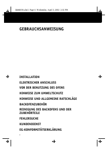 Bedienungsanleitung Whirlpool AKZ 390 NB Backofen
