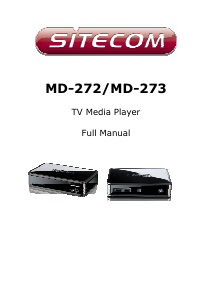 Manual Sitecom MD-272 Media Player