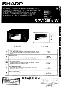 Handleiding Sharp R-7V12 Magnetron