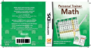 Mode d’emploi Nintendo DS Personal Trainer - Math