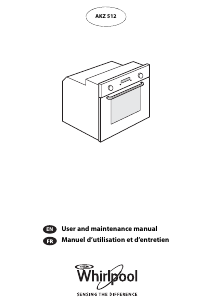 Manual Whirlpool AKZ 512/IX Oven