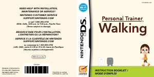 Mode d’emploi Nintendo DS Personal Trainer - Walking