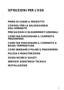 Manuale Whirlpool ARC 0460 Frigorifero
