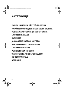 Käyttöohje Whirlpool ARZ 009/A+/7 Jääkaappi