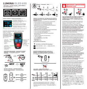 Manual de uso NiteRider Lumina OLED 600 Faro bicicleta