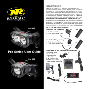 Handleiding NiteRider Pro 3000 Fietslamp