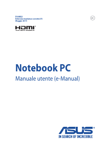 Manuale Asus X455LA Notebook