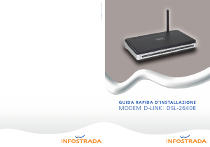 Manuale D-Link DSL-2640B (Infostrada) Router