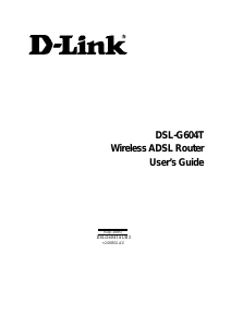 Manual D-Link DSL-G604T Router
