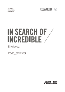 Kullanım kılavuzu Asus X540YA VivoBook Dizüstü bilgisayar