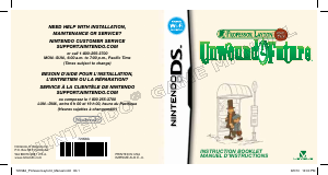 Manual Nintendo DS Professor Layton and the Unwound Future