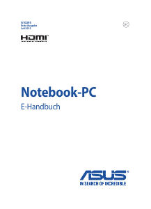 Bedienungsanleitung Asus X556UQ Vivobook Notebook