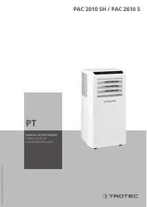 Manual Trotec PAC 2610 S Ar condicionado