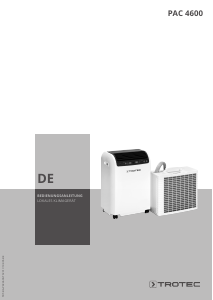 Bedienungsanleitung Trotec PAC 4600 Klimagerät