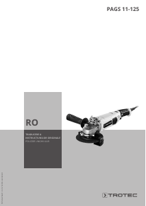 Manual Trotec PAGS 11-125 Polizor unghiular