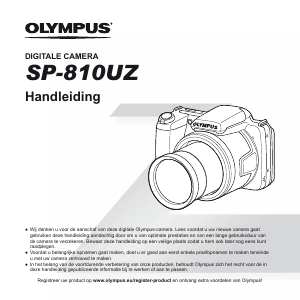 Handleiding Olympus SP-810UZ Traveller Digitale camera