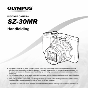 Handleiding Olympus SZ-30MR Traveller Digitale camera