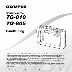 Handleiding Olympus TG-810 Tough Digitale camera