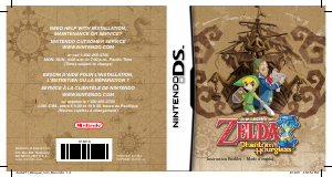 Manual Nintendo DS The Legend of Zelda - Phantom Hourglass