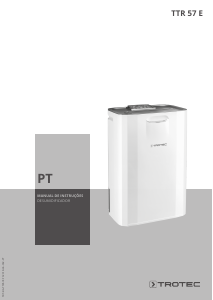 Manual Trotec TTR 57 E Desumidificador