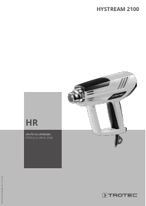 Priručnik Trotec HyStream 2100 Toplinska puška