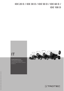 Manuale Trotec IDE 20 D Termoventilatore