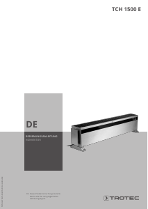 Bedienungsanleitung Trotec TCH 1500 E Heizgerät