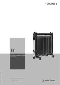 Manual de uso Trotec TCH 2050 E Calefactor