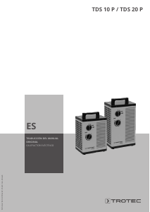 Manual de uso Trotec TDS 10 P Calefactor