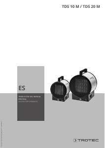 Manual de uso Trotec TDS 20 M Calefactor