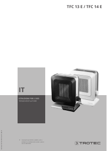 Manuale Trotec TFC 13 E Termoventilatore