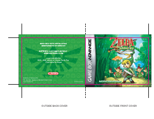 Handleiding Nintendo GameBoy Advance The Legend of Zelda - The Minish Cap