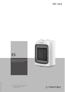 Manual de uso Trotec TFC 16 E Calefactor