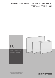 Mode d’emploi Trotec TIH 500 S Chauffage