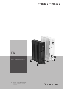 Mode d’emploi Trotec TRH 25 E Chauffage