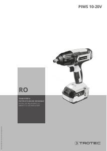 Manual Trotec PIWS 10-20V Maşină de găurit cu percuţie