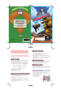 Bruksanvisning Nintendo GameCube Mario Superstar Baseball