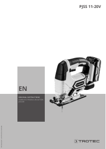 Manual Trotec PJSS 11-20V Jigsaw