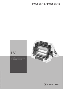 Rokasgrāmata Trotec PWLS 06-10 Lampa
