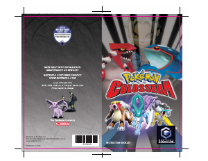 Handleiding Nintendo GameCube Pokemon Colosseum