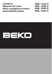 Manual de uso BEKO WML 15085 D Lavadora