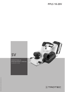 Bruksanvisning Trotec PPLS 10-20V Hyvel
