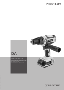 Brugsanvisning Trotec PHDS 11-20V Borehammer